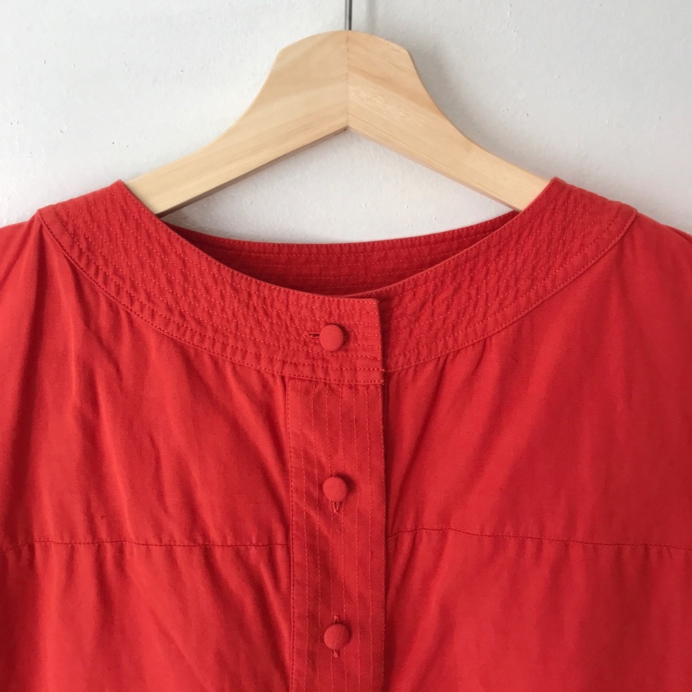 A.P.C. Short Sleeve A-Line Mini Dress